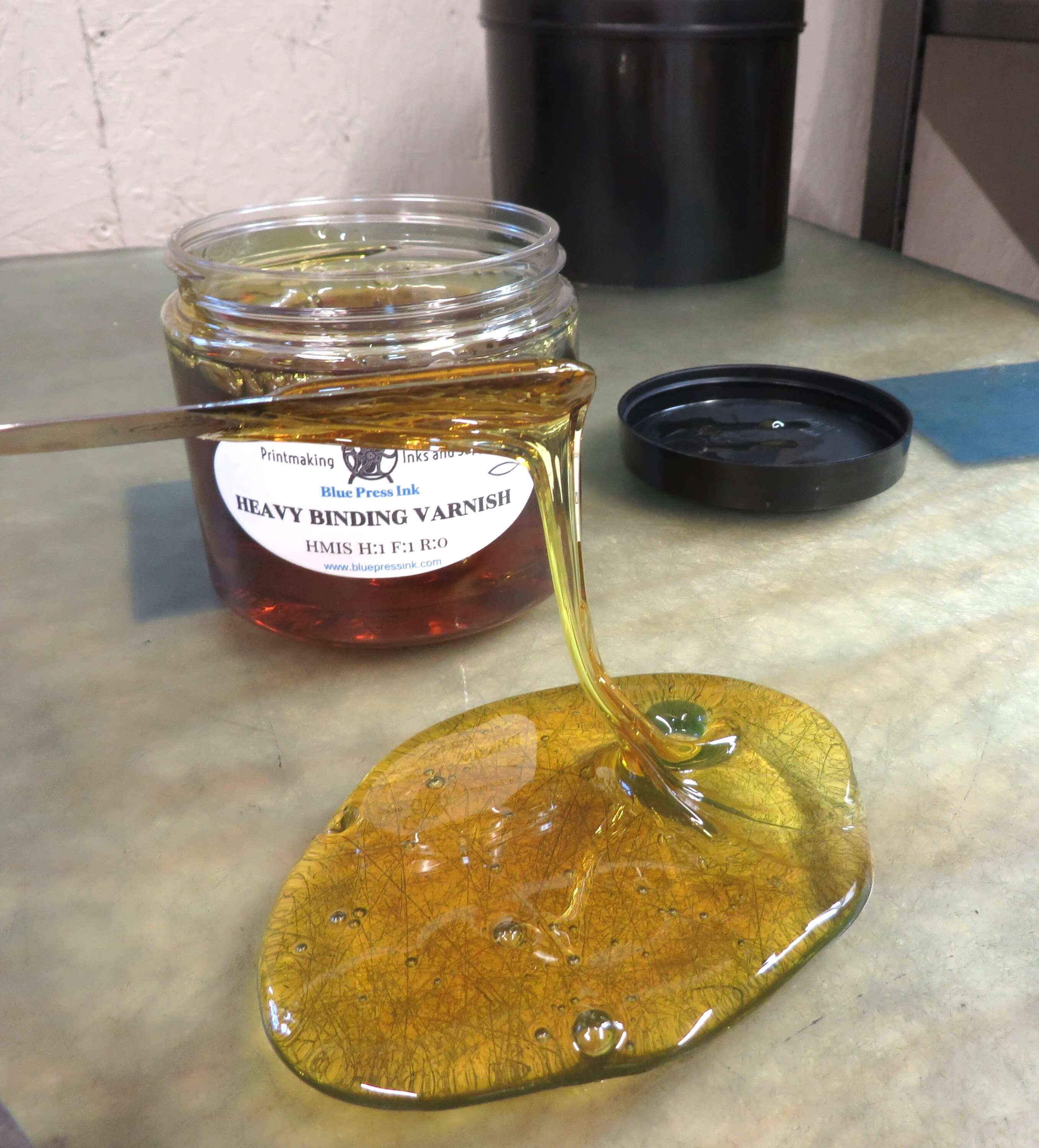 Blue Press Ink Heavy Binding Varnish – Boost Ink Tack, Body & Control