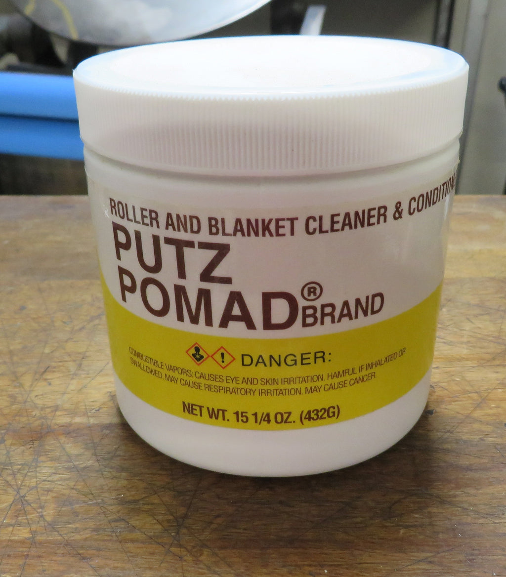 Blue Press Ink Putz Pomade – Roller & Blanket Cleaner for Crisp, Vibrant Prints