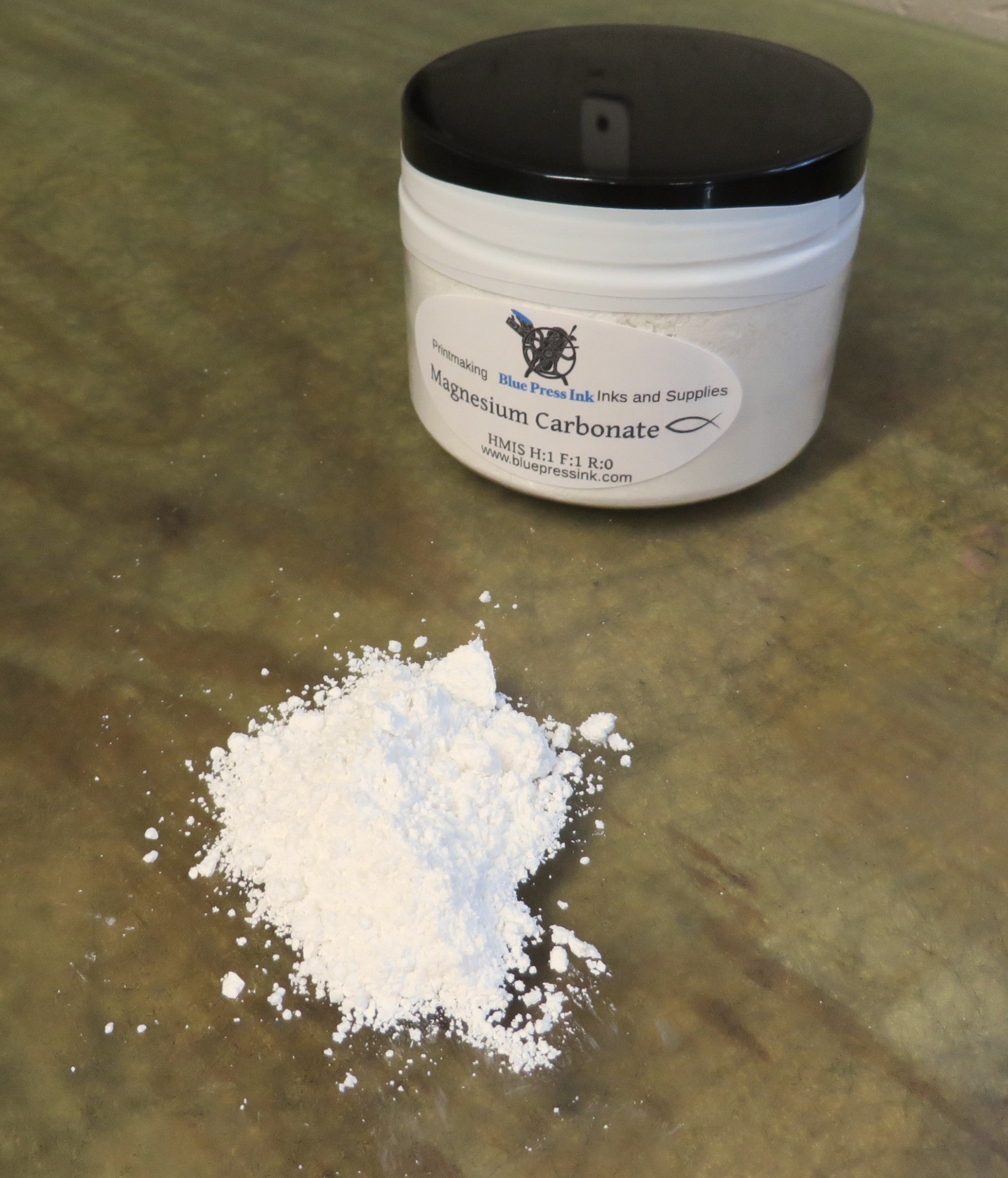 Blue Press Ink Magnesium Carbonate – Ink Stiffening Powder (60g)