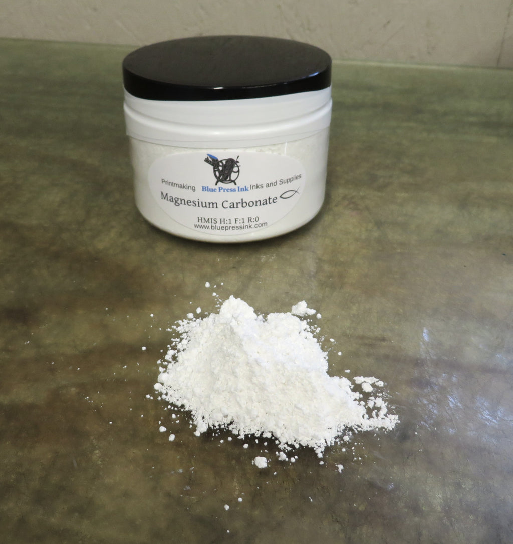 Blue Press Ink Magnesium Carbonate – Ink Stiffening Powder (60g)