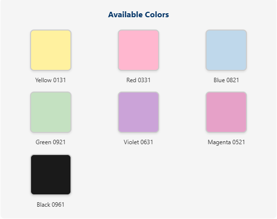 Pastel Base Colors