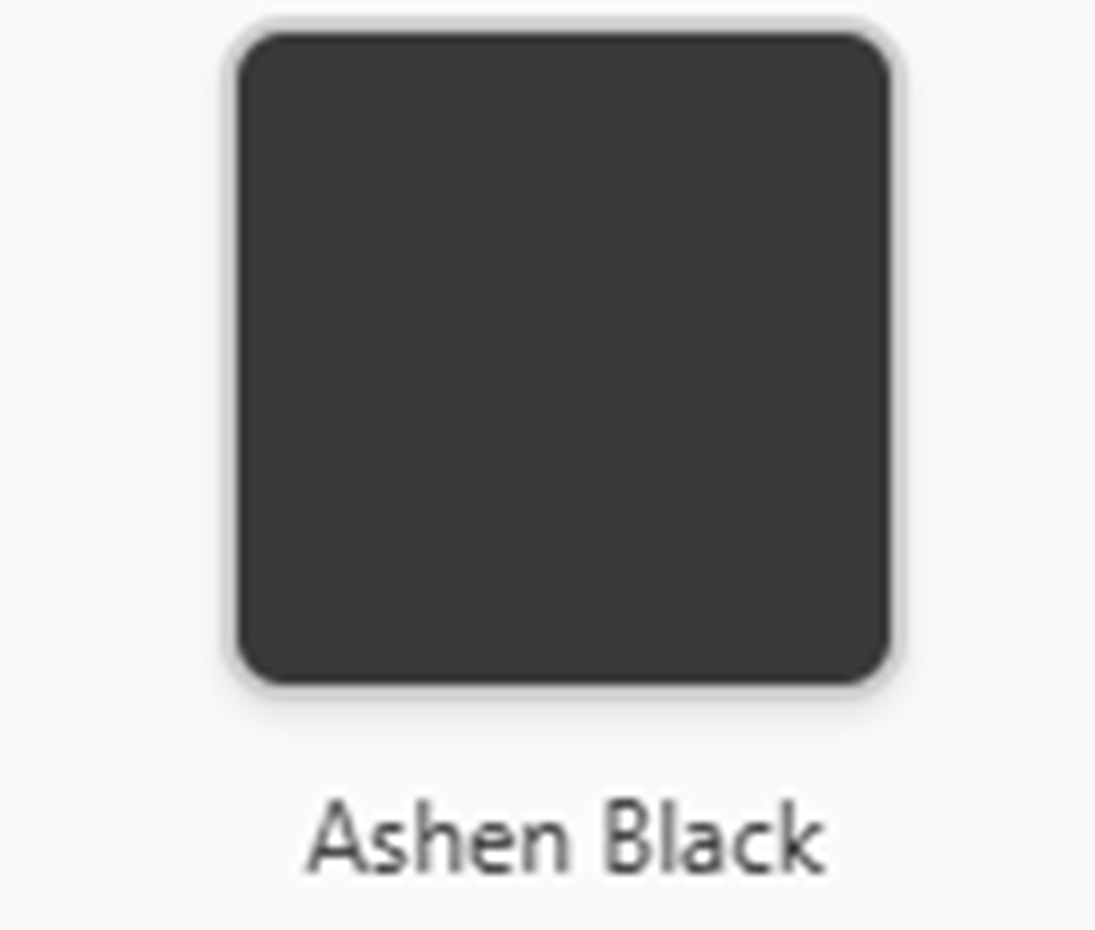 Ashen Black – Soft Black