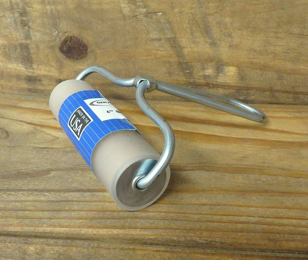 Blue Press Ink Soft Rubber Brayers – Professional-Grade Tools for Printmaking & Crafts
