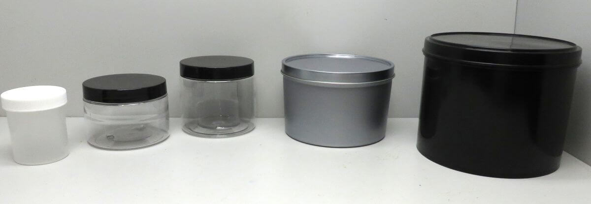 Blue Press Ink Empty Containers – Durable Storage Solutions for Mixed
