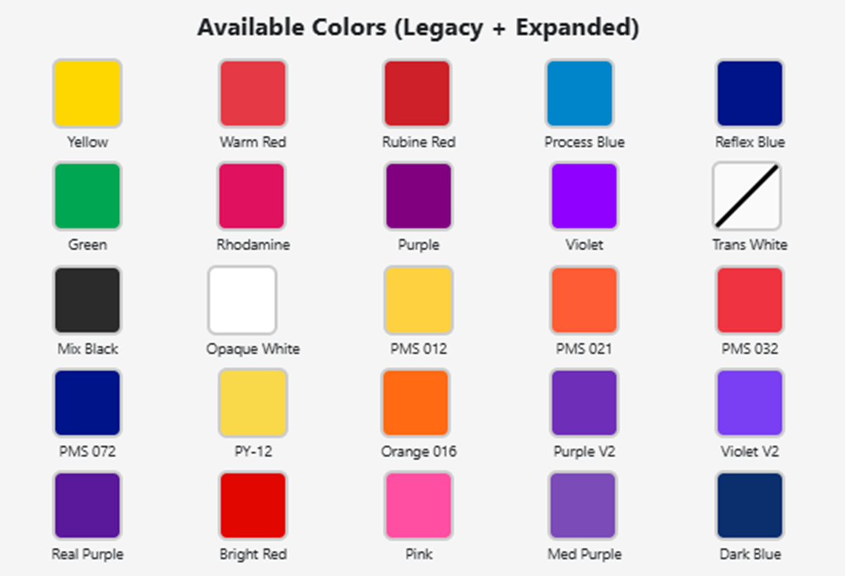 Pantone® Mixing Bundle – 6 Colors