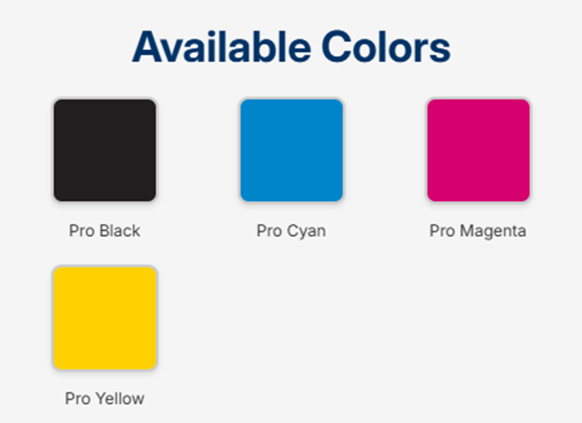 4 Color Process Inks